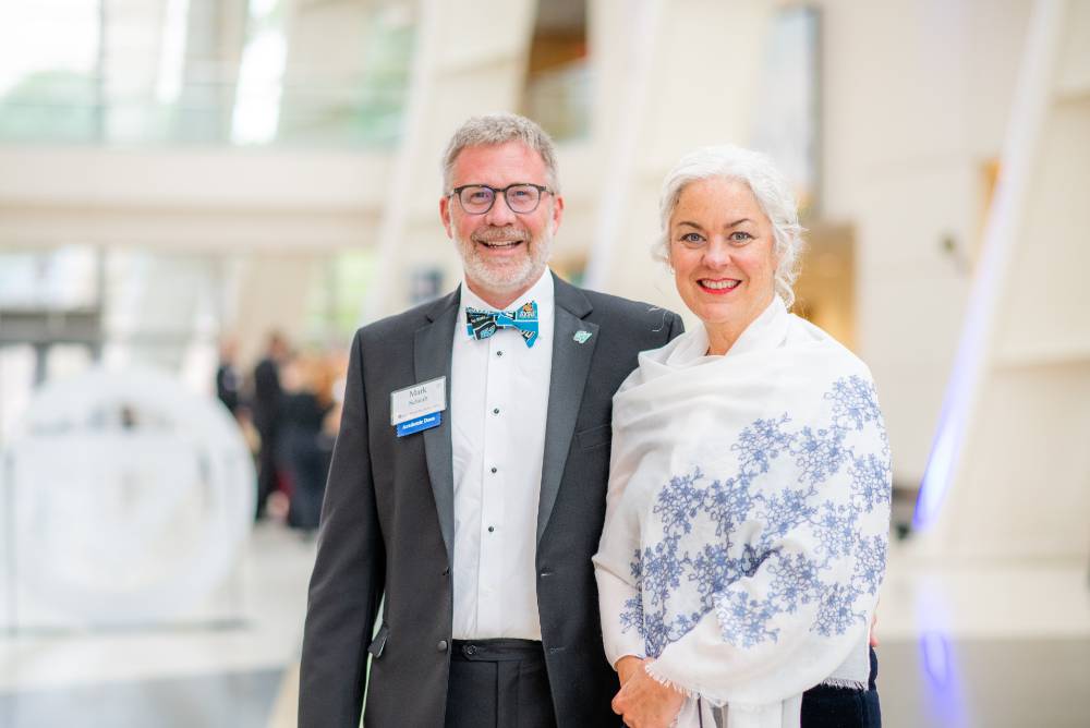 Mark Schaub, Academic Dean, and his wife at Enrichment